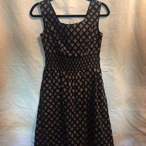 White House Black Market fitted flare dress
